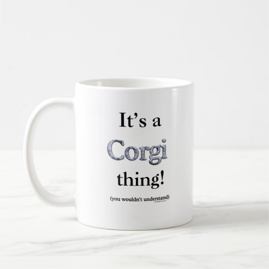 Corgi Thing Kaffeetasse (Links)