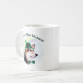 Corgi Top of the Morn'; Corgi St. Patrick's Day Kaffeetasse (Vorderseite Links)