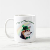 Corgi Top of the Morn'; Corgi St. Patrick's Day Kaffeetasse (Links)