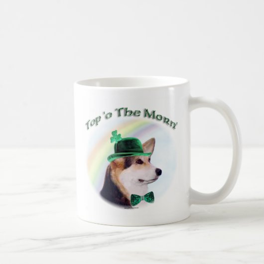Corgi Top of the Morn'; Corgi St. Patrick's Day Kaffeetasse (Rechts)