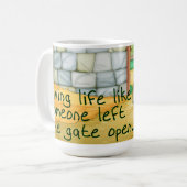 Corgi "" Tor-offene" regelmäßige Tasse (Vorderseite Links)