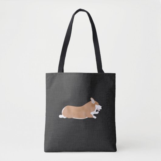 Corgi Tote Bag Tasche (Vorderseite)