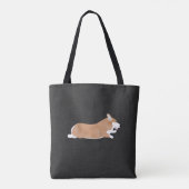 Corgi Tote Bag Tasche (Rückseite)