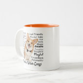 Corgi Tracks Tasse (Vorderseite Links)