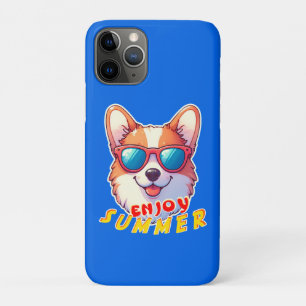 Corgi trägt eine Sonnenbrille Genießen Sie den Som Case-Mate iPhone Hülle