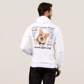 Corgi Traits Hoodie (Schwarz voll)