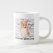 Corgi Traits Jumbo Tasse (Rechts)