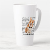 Corgi Traits Latte Tasse (Rechte Ecke)