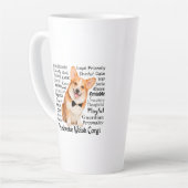Corgi Traits Latte Tasse (Linke Ecke)