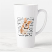 Corgi Traits Latte Tasse (Rechts)