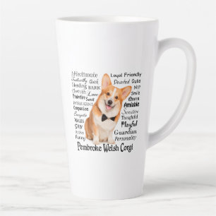 Corgi Traits Latte Tasse