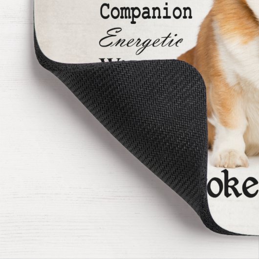 Corgi Traits Mousepad (Ecke)