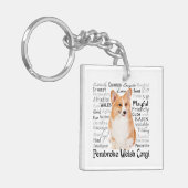 Corgi Traits Schlüsselanhänger (Vorderseite links)