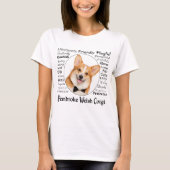 Corgi Traits T - Shirt (Vorderseite)