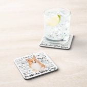 Corgi Traits Untersetzer (Rechte Seite)