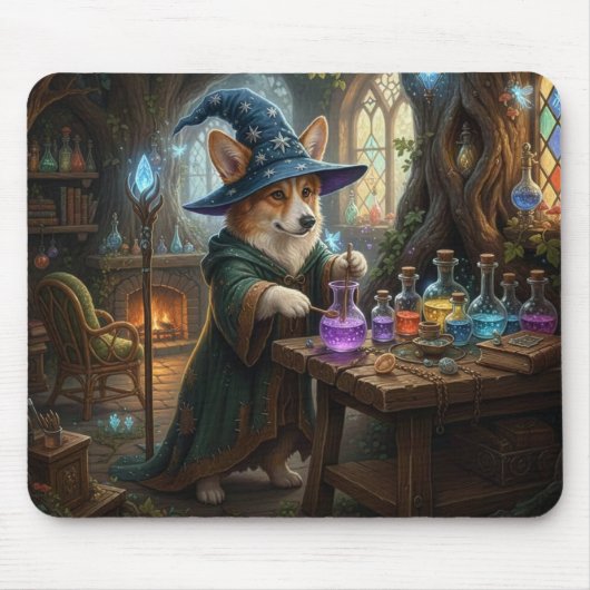 Corgi-Trankmeister Mousepad (Vorne)