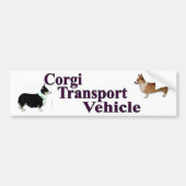 Corgi-Transport-Fahrzeug-Autoaufkleber Autoaufkleber (Vorne)