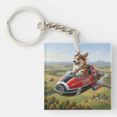 Corgi-Transporter Schlüsselanhänger (Vorderseite)