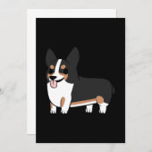 Corgi tricolore mitteilungskarte (Vorne/Hinten)