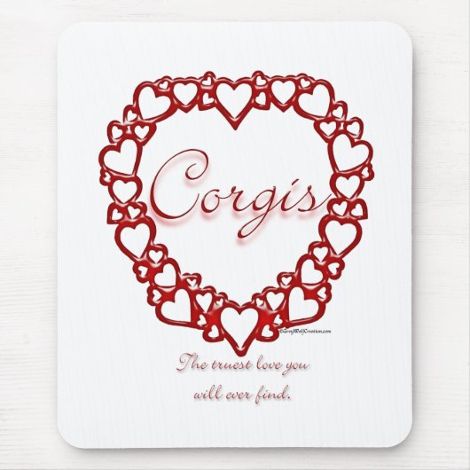 Corgi True Love Mousepad (Vorne)