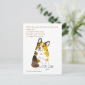 Corgi-tude Postcard Postkarte (Stehend Vorderseite)