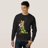 Corgi Übung Funny Welsh Corgi Running Sweatshirt (Vorne ganz)