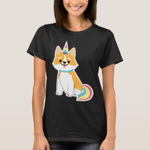 Corgi Unicorn Adorable Welsh Dog Welpe Animal T-Shirt