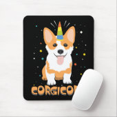 Corgi Unicorn - Corgicorn - Niedlicher Hund Cartoo Mousepad (Mit Mouse)