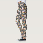 Corgi Unicorn Pastel Leggings - grau (Links)