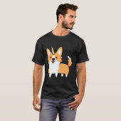 Corgi Unicorn T-Shirt (Vorne ganz)