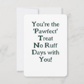 Corgi Valentine's Day Card - Aquarellhund Dankeskarte (Rückseite)