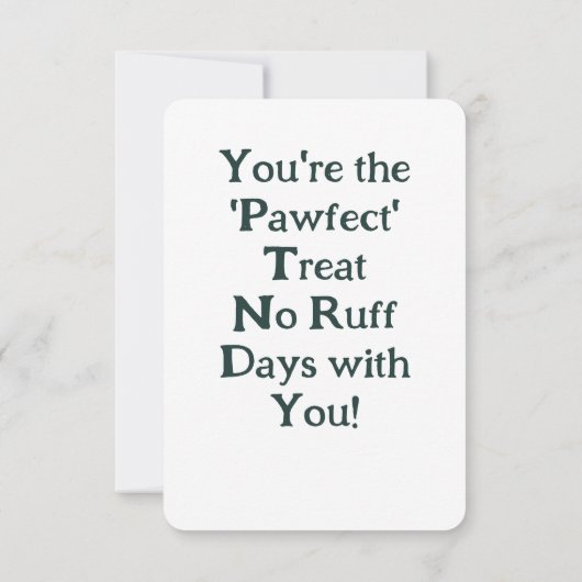 Corgi Valentine's Day Card - Aquarellhund Dankeskarte (Rückseite)