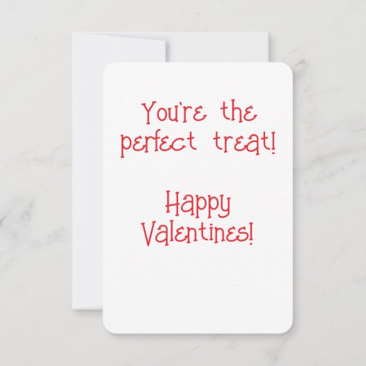 Corgi Valentine's Day Card - Aquarellhund Dankeskarte (Rückseite)