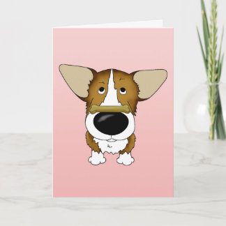 Corgi Valentine's Day Card Feiertagskarte