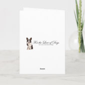 Corgi Valentine's Day Card Karte (Rückseite)