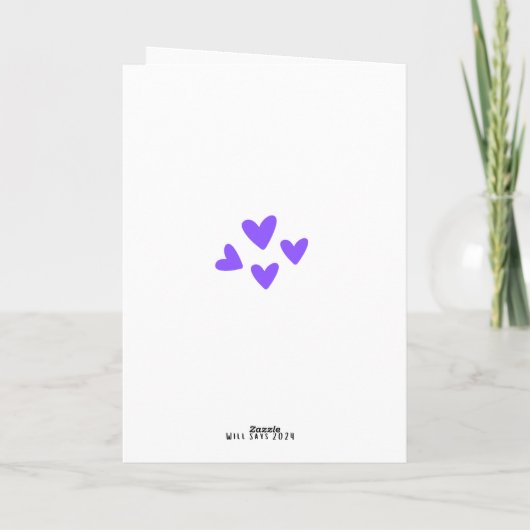 Corgi Valentine's Day Card Karte (Rückseite)
