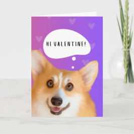 Corgi Valentine's Day Card Karte