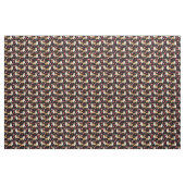 Corgi Valentines Fabric - schwarz Stoff (Fat Quarter (45,7 x 55,9 cm))