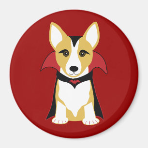 Corgi-Vampirs-Halloween-Magnet Magnet