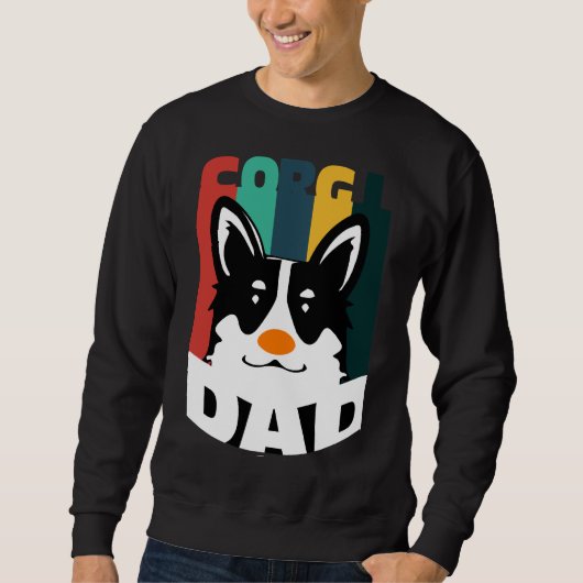 Corgi Vater 550 Sweatshirt (Vorderseite)