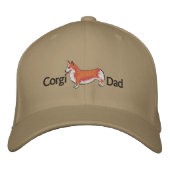 Corgi Vater bestickter Hut (Vorderseite)