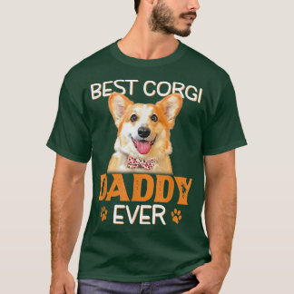 Corgi Vater Funny Vathers Day Dog Lover Bester T-Shirt
