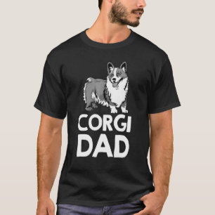 Corgi Vater für Welpen Hundebesitzer Men Daddy Pap T-Shirt