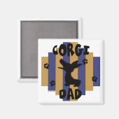 Corgi Vater Magnet (Vorderseite/Rückseite)