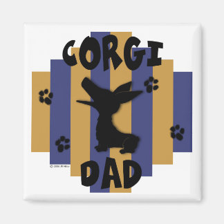 Corgi Vater Magnet