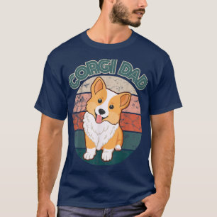 Corgi Vater Pembroke Welsh Corgi Dog Lovers Eigent T-Shirt