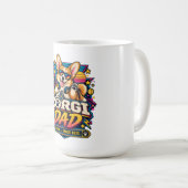 Corgi-Vater-Player-1-Retro-Gamer-Design Kaffeetasse (VorderseiteRechts)