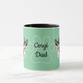Corgi Vater Tasse (Zentrum)
