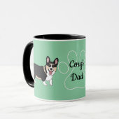 Corgi Vater Tasse (Vorderseite Links)