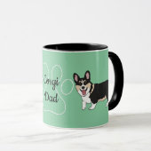Corgi Vater Tasse (VorderseiteRechts)
